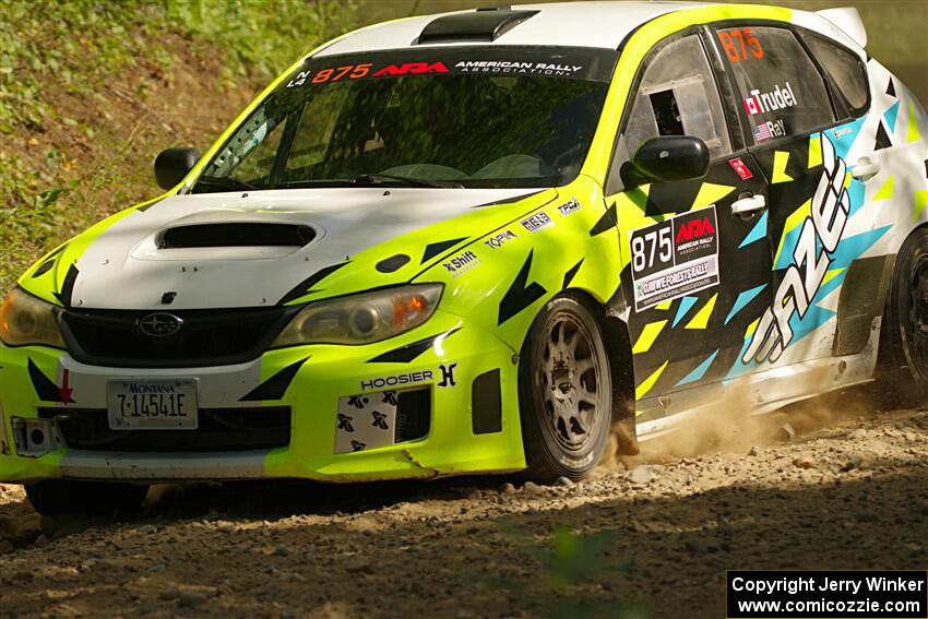 Vincent Trudel / Glen Ray Subaru WRX STi on SS5, Steamboat I.