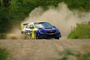 Brandon Semenuk / Keaton Williams Subaru WRX ARA25 on SS7, Refuge II.