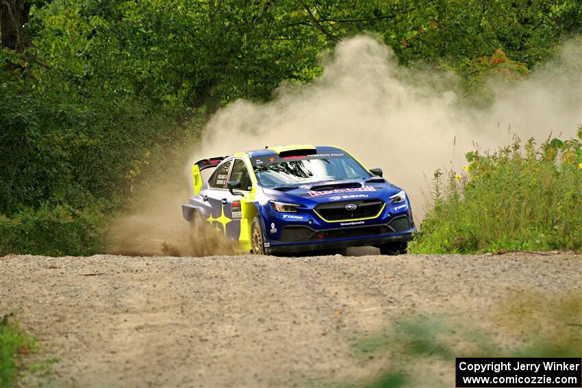 Brandon Semenuk / Keaton Williams Subaru WRX ARA25 on SS7, Refuge II.