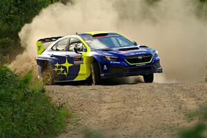 Brandon Semenuk / Keaton Williams Subaru WRX ARA25 on SS7, Refuge II.