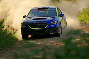 Travis Pastrana / Rhianon Gelsomino Subaru WRX ARA25L on SS7, Refuge II.