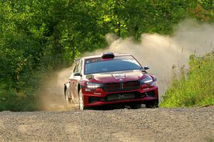 Conner Martell / Alex Gelsomino Skoda Fabia RS Rally2 on SS7, Refuge II.
