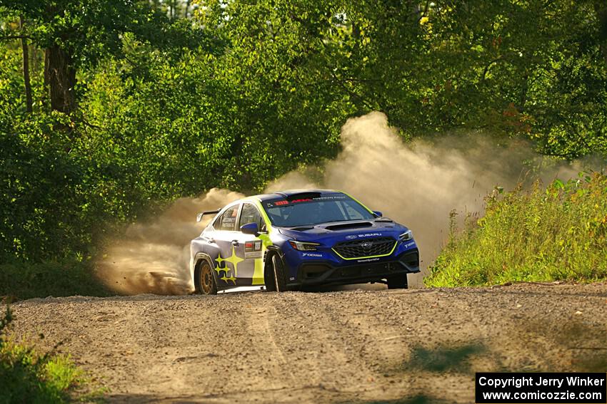 Travis Pastrana / Rhianon Gelsomino Subaru WRX ARA25L on SS7, Refuge II.