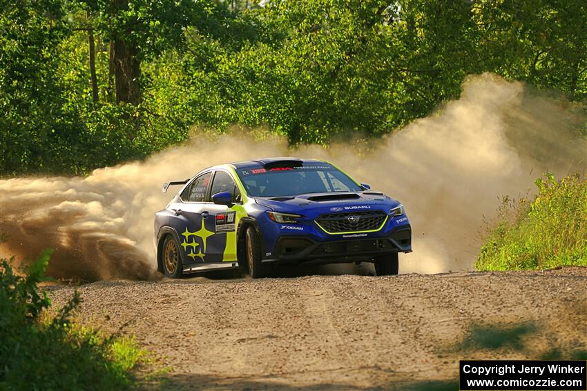 Travis Pastrana / Rhianon Gelsomino Subaru WRX ARA25L on SS7, Refuge II.