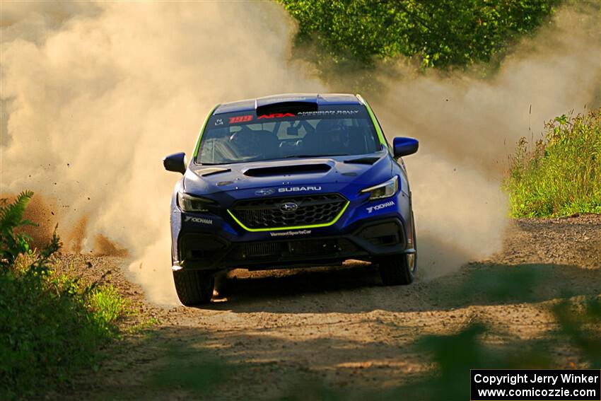 Travis Pastrana / Rhianon Gelsomino Subaru WRX ARA25L on SS7, Refuge II.