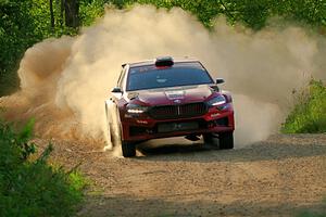 Conner Martell / Alex Gelsomino Skoda Fabia RS Rally2 on SS7, Refuge II.