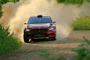Conner Martell / Alex Gelsomino Skoda Fabia RS Rally2 on SS7, Refuge II.