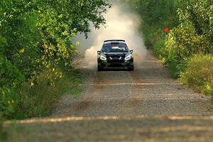 Javier Olivares / K.J. Miller Ford Fiesta Rally2 on SS7, Refuge II.