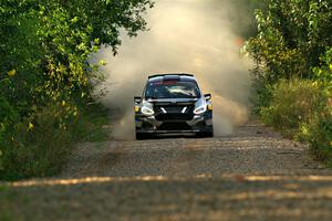 Javier Olivares / K.J. Miller Ford Fiesta Rally2 on SS7, Refuge II.