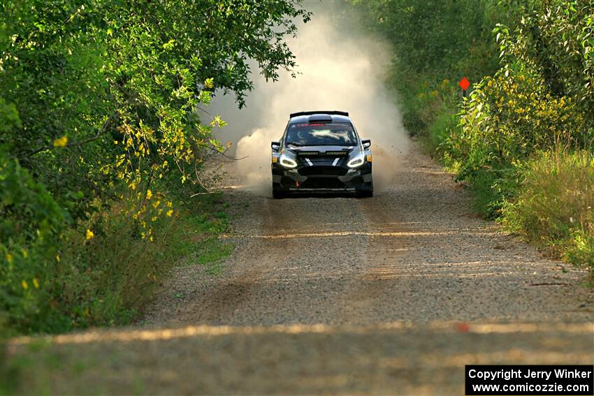 Javier Olivares / K.J. Miller Ford Fiesta Rally2 on SS7, Refuge II.