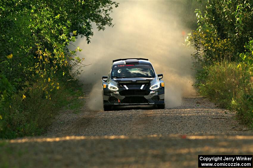 Javier Olivares / K.J. Miller Ford Fiesta Rally2 on SS7, Refuge II.