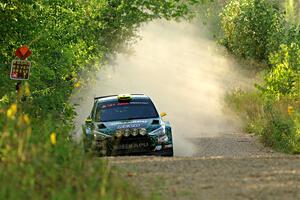 Alastair Scully / Stefan Trajkov Hyundai i20 R5 on SS7, Refuge II.