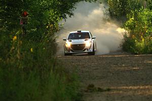 Sean Donnelly / Zach Pfeil Peugeot 208 Rally4 on SS7, Refuge II.