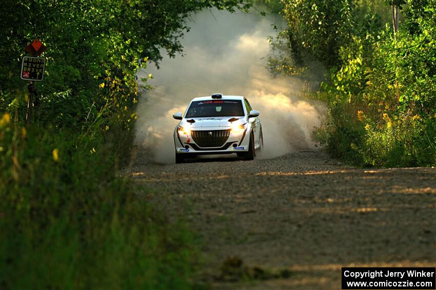Sean Donnelly / Zach Pfeil Peugeot 208 Rally4 on SS7, Refuge II.