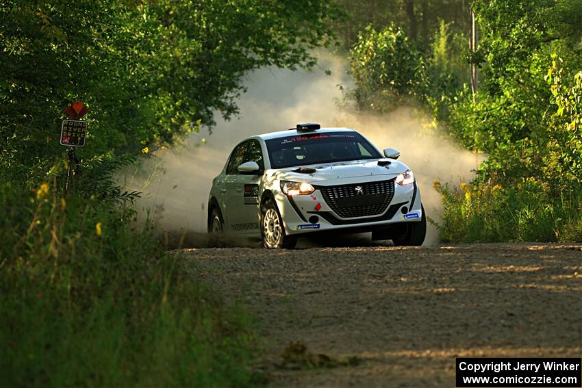 Sean Donnelly / Zach Pfeil Peugeot 208 Rally4 on SS7, Refuge II.
