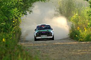 Seamus Burke / Gary McElhinney Ford Escort Mk II on SS7, Refuge II.