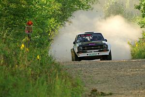 Seamus Burke / Gary McElhinney Ford Escort Mk II on SS7, Refuge II.