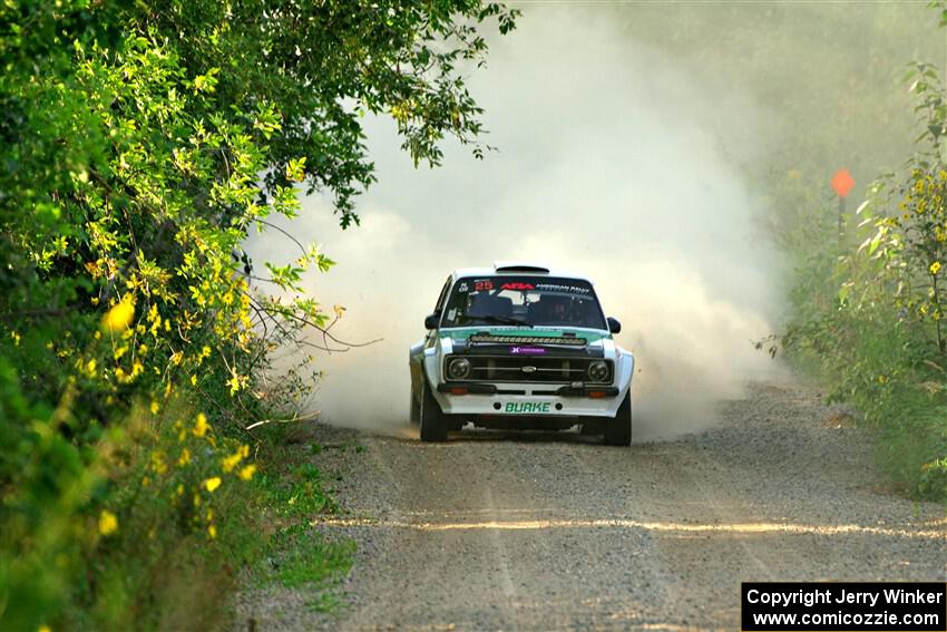 Seamus Burke / Gary McElhinney Ford Escort Mk II on SS7, Refuge II.