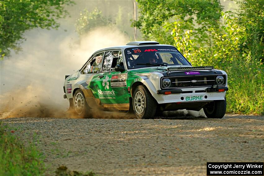 Seamus Burke / Gary McElhinney Ford Escort Mk II on SS7, Refuge II.