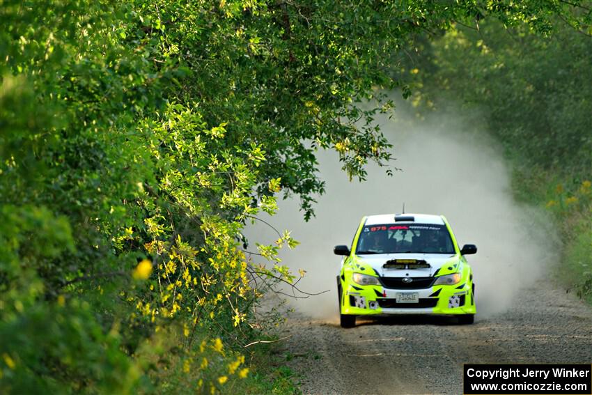Vincent Trudel / Glen Ray Subaru WRX STi on SS7, Refuge II.