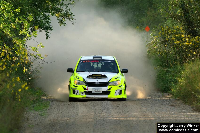Vincent Trudel / Glen Ray Subaru WRX STi on SS7, Refuge II.