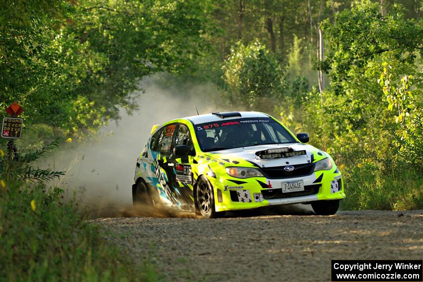 Vincent Trudel / Glen Ray Subaru WRX STi on SS7, Refuge II.