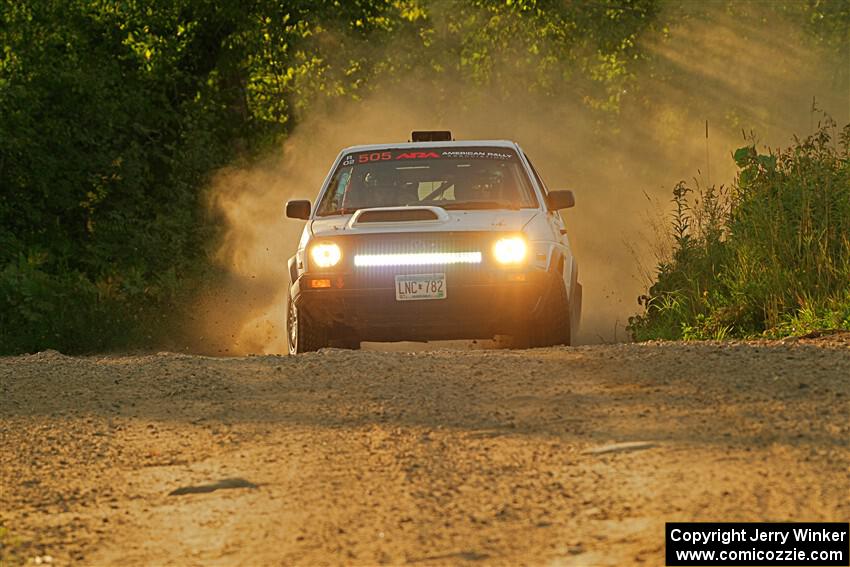 Josh Nykanen / Corey Morris VW GTI on SS7, Refuge II.