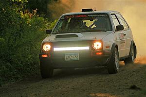 Josh Nykanen / Corey Morris VW GTI on SS7, Refuge II.