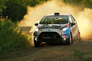 Mark Tabor / Kathryn Hansen Ford Fiesta ST on SS7, Refuge II.