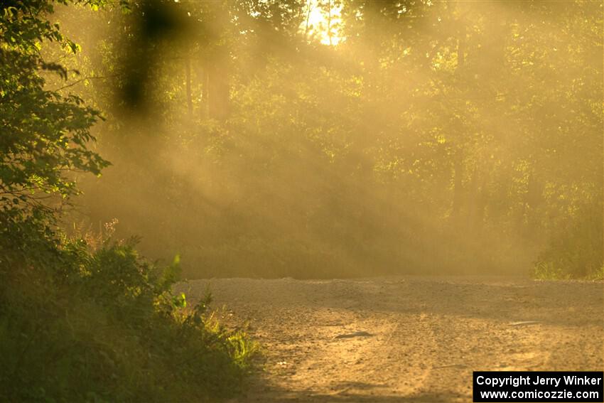 Dust hangs in the air creating corpuscular rays on SS7, Refuge II.