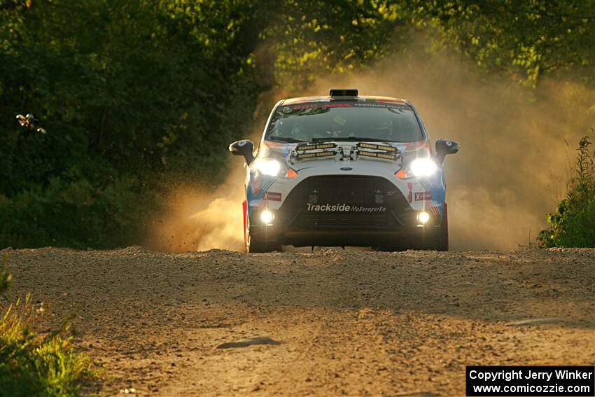 Mark Tabor / Kathryn Hansen Ford Fiesta ST on SS7, Refuge II.