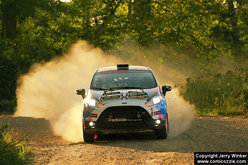 Mark Tabor / Kathryn Hansen Ford Fiesta ST on SS7, Refuge II.