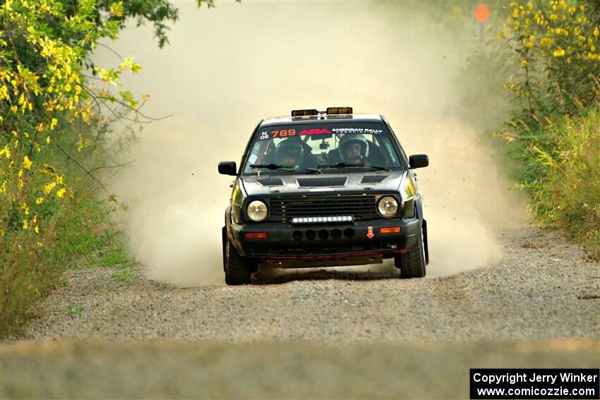 Andy Cowan / John Vinti VW Jetta VR6 on SS7, Refuge II.