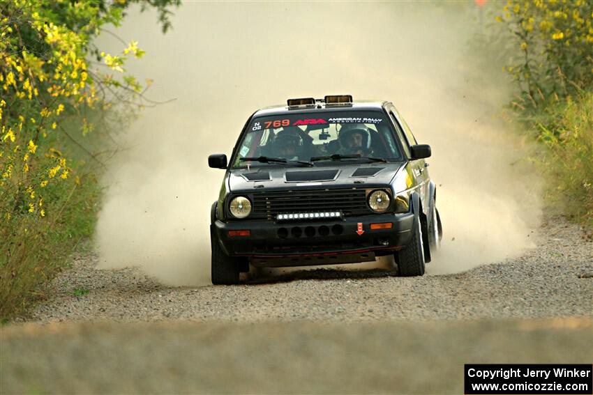 Andy Cowan / John Vinti VW Jetta VR6 on SS7, Refuge II.