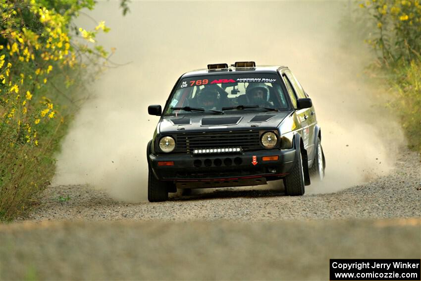 Andy Cowan / John Vinti VW Jetta VR6 on SS7, Refuge II.