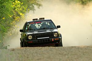 Andy Cowan / John Vinti VW Jetta VR6 on SS7, Refuge II.