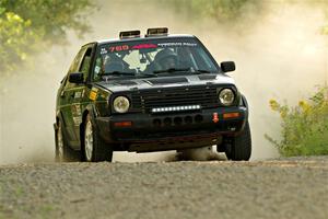 Andy Cowan / John Vinti VW Jetta VR6 on SS7, Refuge II.