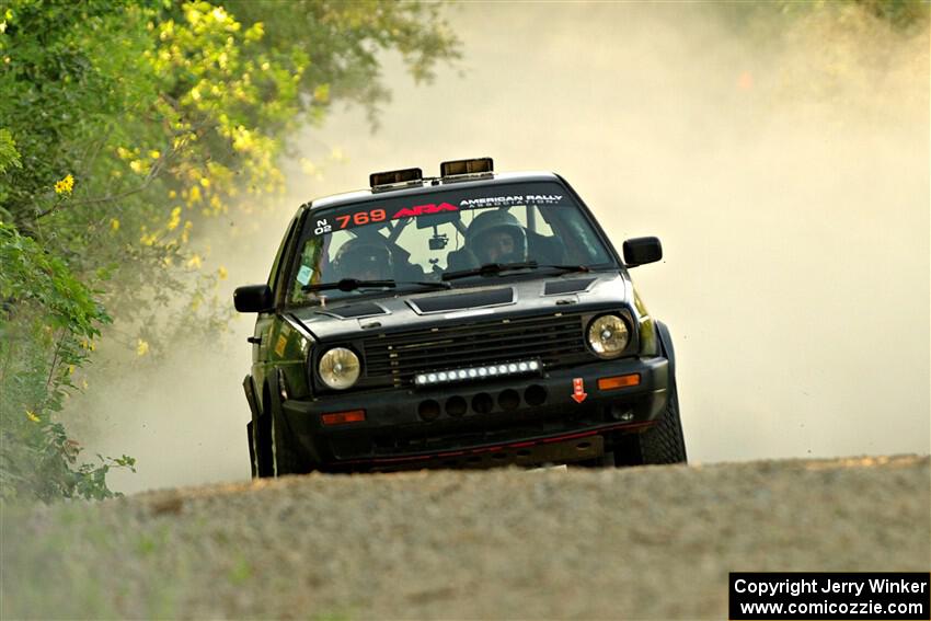 Andy Cowan / John Vinti VW Jetta VR6 on SS7, Refuge II.