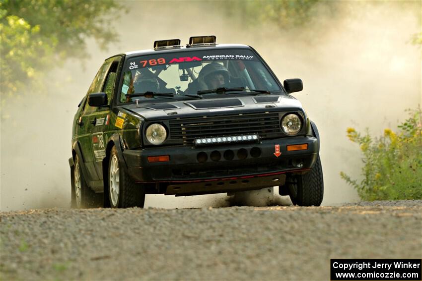 Andy Cowan / John Vinti VW Jetta VR6 on SS7, Refuge II.