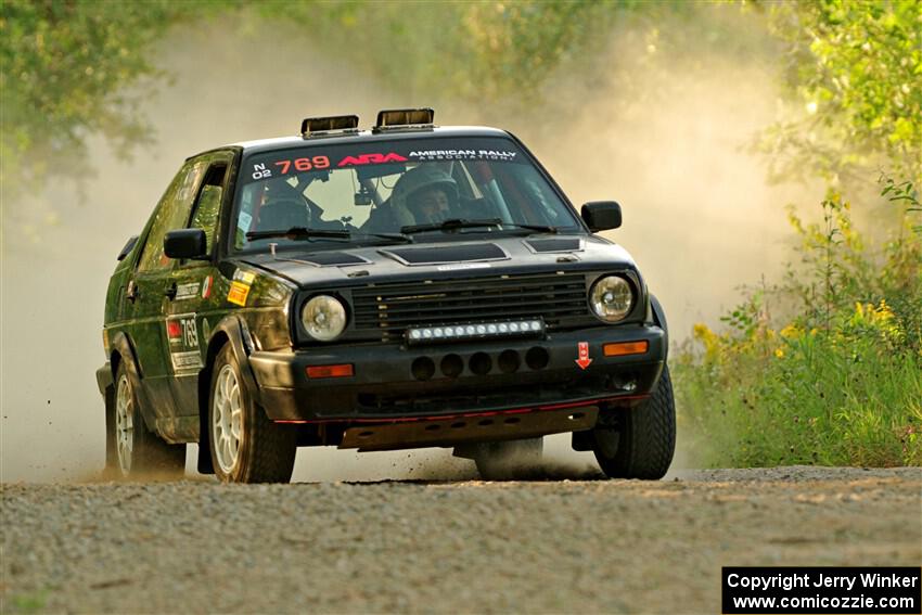 Andy Cowan / John Vinti VW Jetta VR6 on SS7, Refuge II.