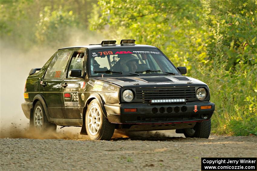 Andy Cowan / John Vinti VW Jetta VR6 on SS7, Refuge II.