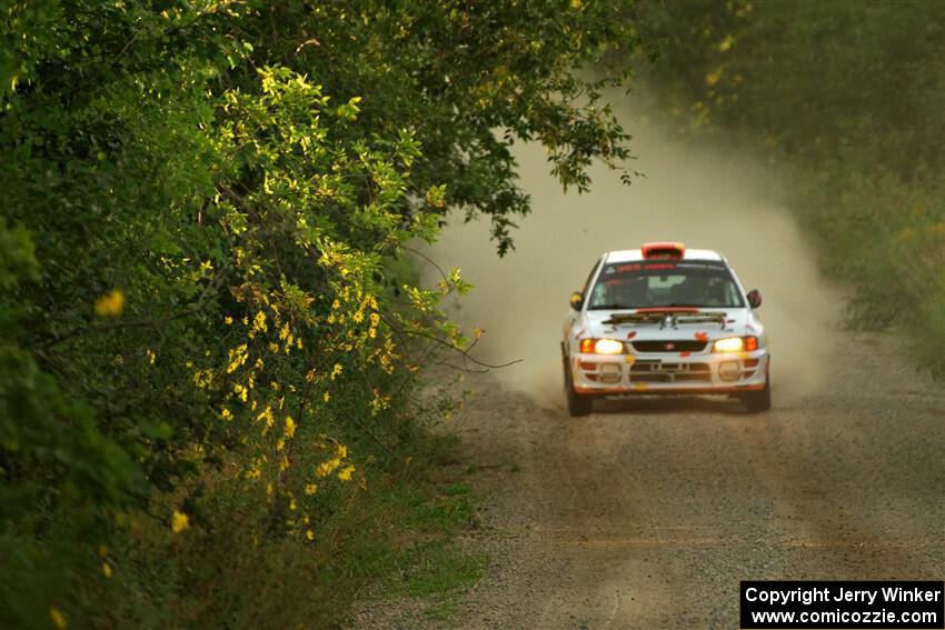 Richard Donovan / Greg Donovan Subaru Impreza on SS7, Refuge II.