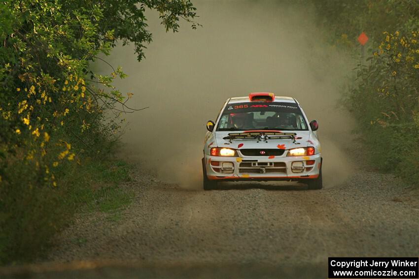 Richard Donovan / Greg Donovan Subaru Impreza on SS7, Refuge II.