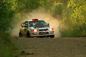 Richard Donovan / Greg Donovan Subaru Impreza on SS7, Refuge II.