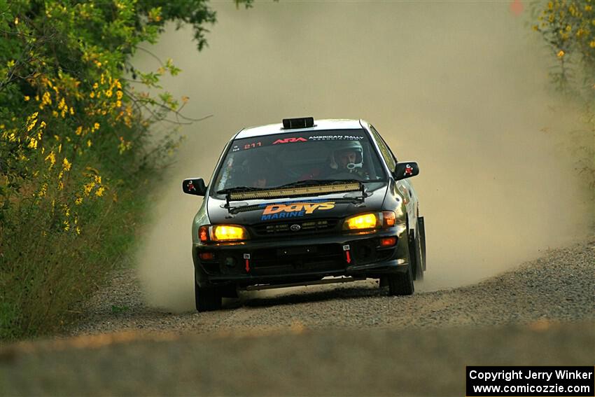 Jack Nelson / Isaac Zink Subaru Impreza on SS7, Refuge II.