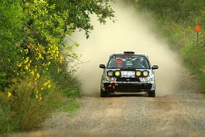 Peter Farrow / Jackson Sedivy Subaru WRX on SS7, Refuge II.