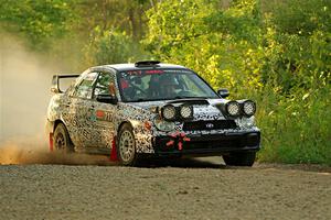 Peter Farrow / Jackson Sedivy Subaru WRX on SS7, Refuge II.