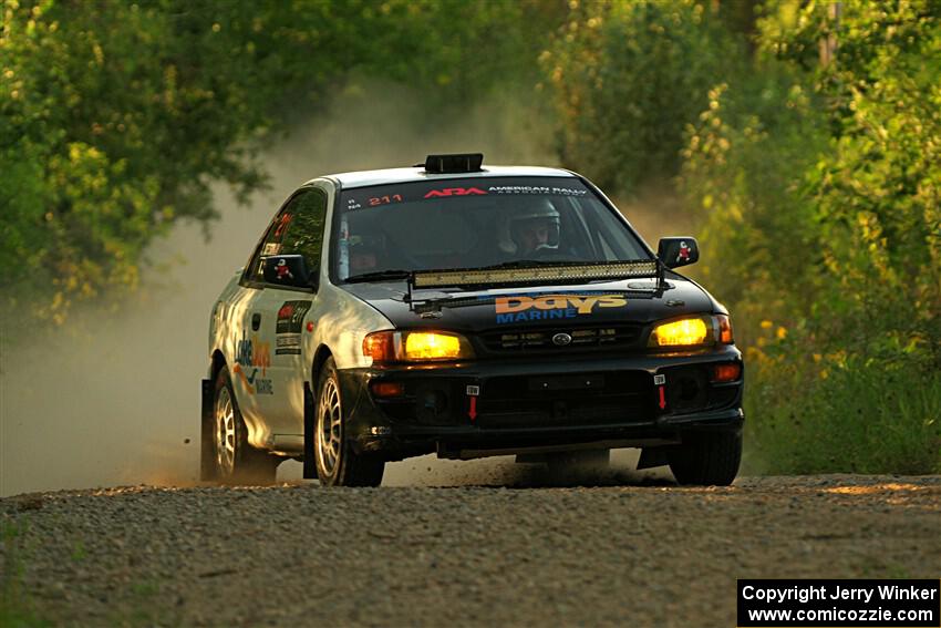 Jack Nelson / Isaac Zink Subaru Impreza on SS7, Refuge II.