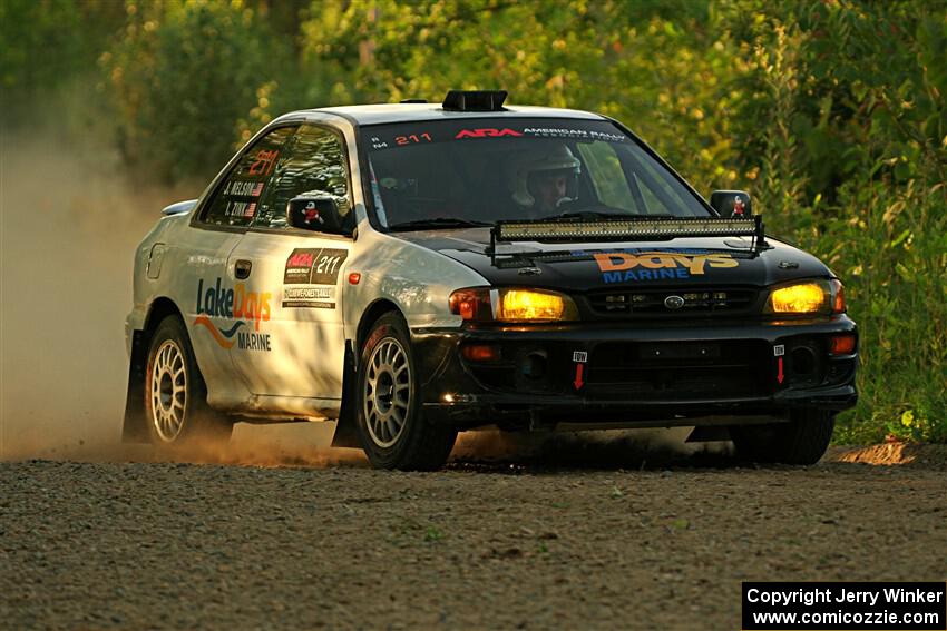 Jack Nelson / Isaac Zink Subaru Impreza on SS7, Refuge II.