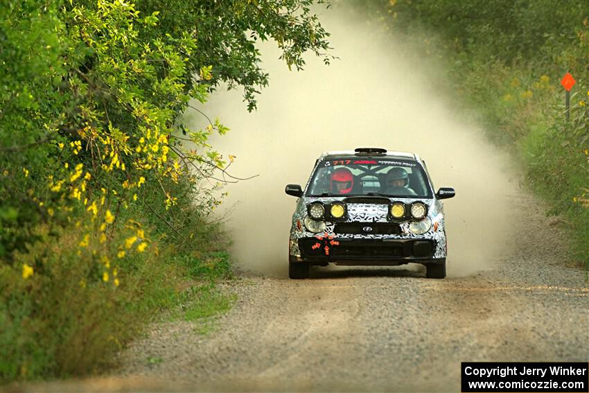 Peter Farrow / Jackson Sedivy Subaru WRX on SS7, Refuge II.